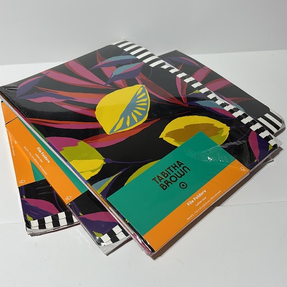 Tabitha Brown LIMITED EDITION Letter Size File Folders Set of 6 Bundle of 3 - Picture 7 of 10